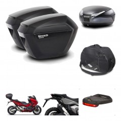 SHAD Baul SH48 + soporte montaje maletas sh23 accesorios DARK GREY PREMIUM KIT-481877