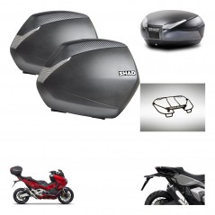 SHAD Baul SH48 + soporte montaje maletas SH36 accesorios DARK GREY PREMIUM KIT-481881