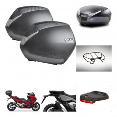 SHAD Baul SH48 + soporte montaje maletas SH36 accesorios DARK GREY PREMIUM KIT-481887