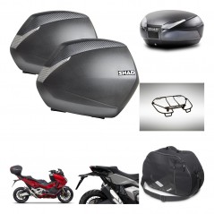 SHAD SH48 trunk + mounting bracket SH36 suitcases accessories DARK GREY PREMIUM KIT-481893