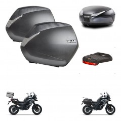 SHAD Baul SH48 + soporte montaje maletas SH36 accesorios DARK GREY PREMIUM KIT-481911
