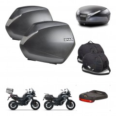 SHAD Baul SH48 + soporte montaje maletas SH36 accesorios DARK GREY PREMIUM KIT-481912
