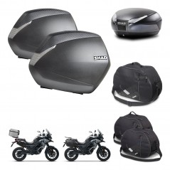 SHAD SH48 trunk + mounting bracket SH36 suitcases accessories DARK GREY PREMIUM KIT-481918