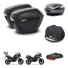 SHAD SH48 trunk + mounting bracket sh23 suitcases accessories DARK GREY PREMIUM KIT-481925
