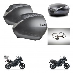 SHAD SH48 trunk + mounting bracket SH36 suitcases accessories DARK GREY PREMIUM KIT-481929