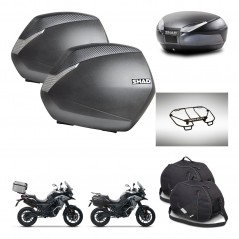 SHAD SH48 trunk + mounting bracket SH36 suitcases accessories DARK GREY PREMIUM KIT-481930