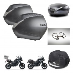 SHAD SH48 trunk + mounting bracket SH36 suitcases accessories DARK GREY PREMIUM KIT-481941