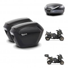SHAD SH48 trunk + mounting bracket sh23 suitcases DARK GREY PREMIUM KIT-481955