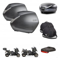 SHAD Baul SH48 + soporte montaje maletas SH36 accesorios DARK GREY PREMIUM KIT-481960