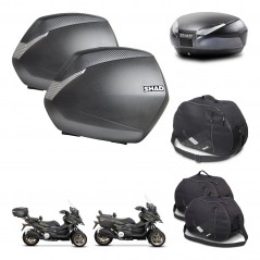 SHAD Baul SH48 + soporte montaje maletas SH36 accesorios DARK GREY PREMIUM KIT-481966
