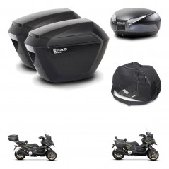 SHAD Baul SH48 + soporte montaje maletas sh23 accesorios DARK GREY PREMIUM KIT-481967