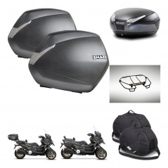 SHAD Baul SH48 + soporte montaje maletas SH36 accesorios DARK GREY PREMIUM KIT-481978