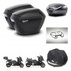 SHAD SH48 trunk + mounting bracket sh23 suitcases accessories DARK GREY PREMIUM KIT-481991