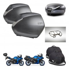 SHAD SH48 trunk + mounting bracket SH36 suitcases accessories DARK GREY PREMIUM KIT-482026