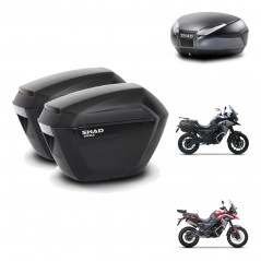 SHAD SH48 trunk + mounting bracket sh23 suitcases DARK GREY PREMIUM KIT-482051