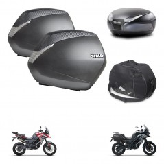 SHAD Baul SH48 + soporte montaje maletas SH36 accesorios DARK GREY PREMIUM KIT-482061