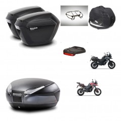 SHAD SH48 trunk + mounting bracket sh23 suitcases accessories DARK GREY PREMIUM KIT-482093