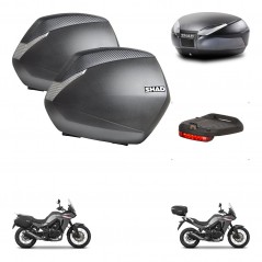 SHAD SH48 trunk + mounting bracket SH36 suitcases accessories DARK GREY PREMIUM KIT-482103