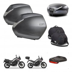 SHAD Baul SH48 + soporte montaje maletas SH36 accesorios DARK GREY PREMIUM KIT-482104