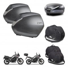 SHAD SH48 trunk + mounting bracket SH36 suitcases accessories DARK GREY PREMIUM KIT-482110