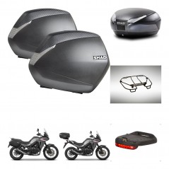 SHAD SH48 trunk + mounting bracket SH36 suitcases accessories DARK GREY PREMIUM KIT-482127
