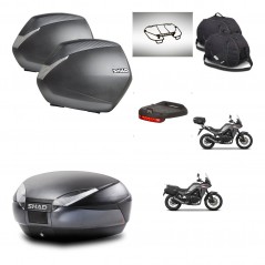 SHAD SH48 trunk + mounting bracket SH36 suitcases accessories DARK GREY PREMIUM KIT-482128