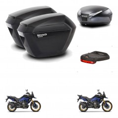 SHAD SH48 trunk + mounting bracket sh23 suitcases accessories DARK GREY PREMIUM KIT-482201