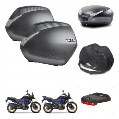 SHAD Baul SH48 + soporte montaje maletas SH36 accesorios DARK GREY PREMIUM KIT-482211