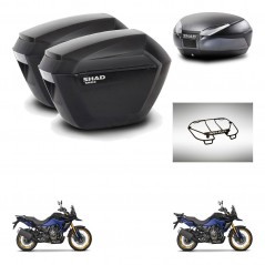 SHAD SH48 trunk + mounting bracket sh23 suitcases accessories DARK GREY PREMIUM KIT-482219