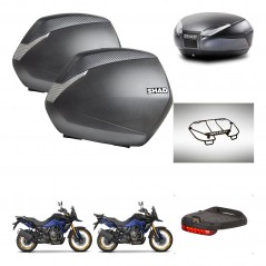 SHAD SH48 trunk + mounting bracket SH36 suitcases accessories DARK GREY PREMIUM KIT-482223