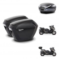SHAD SH48 trunk + mounting bracket sh23 suitcases DARK GREY PREMIUM KIT-482291