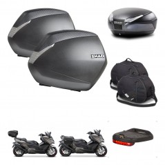 SHAD SH48 trunk + mounting bracket SH36 suitcases accessories DARK GREY PREMIUM KIT-482296