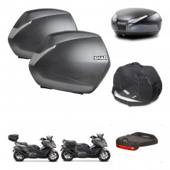 SHAD SH48 trunk + mounting bracket SH36 suitcases accessories DARK GREY PREMIUM KIT-482307