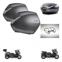 SHAD SH48 trunk + mounting bracket SH36 suitcases accessories DARK GREY PREMIUM KIT-482313
