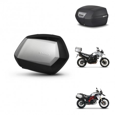 SHAD Trunk SH44 + mounting bracket SH35 PREMIUM suitcases BAUL KIT-482394