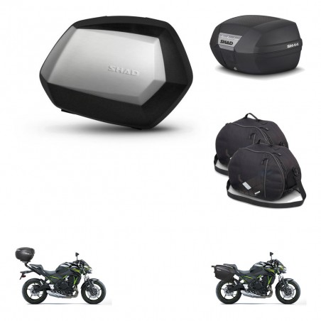 SHAD Trunk SH44 + mounting bracket SH35 PREMIUM suitcases accessories BAUL KIT-482449