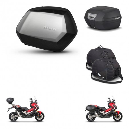 SHAD Trunk SH44 + mounting bracket SH35 PREMIUM suitcases accessories BAUL KIT-482461