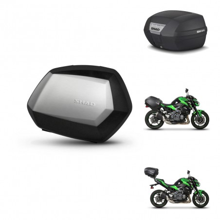 SHAD Trunk SH44 + mounting bracket SH35 PREMIUM suitcases BAUL KIT-482472