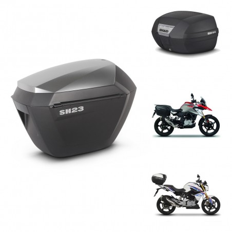 SHAD Baul SH44 + soporte montaje maletas sh23 alu KIT-482492