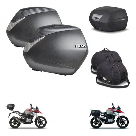 SHAD Baul SH44 + soporte montaje maletas SH36 accesorios KIT-482494