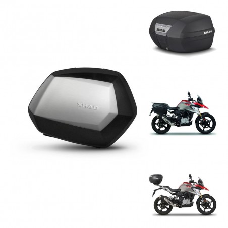 SHAD Trunk SH44 + mounting bracket SH35 PREMIUM suitcases BAUL KIT-482496