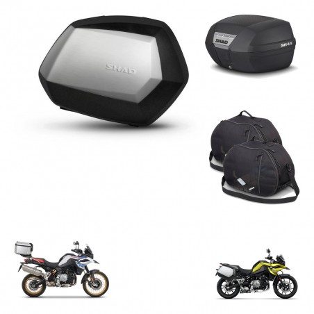 SHAD Trunk SH44 + mounting bracket SH35 PREMIUM suitcases accessories BAUL KIT-482527