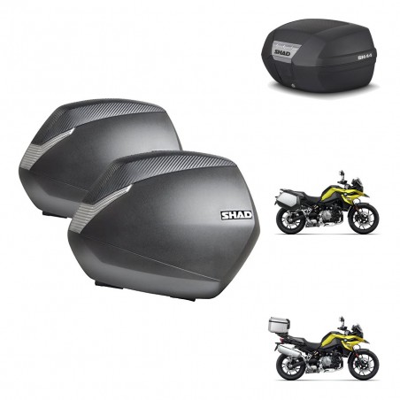 SHAD SH44 trunk + mounting bracket SH36 suitcases BAUL KIT-482535