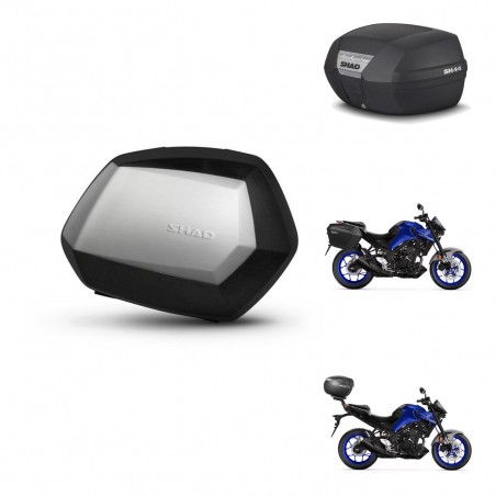 SHAD Trunk SH44 + mounting bracket SH35 PREMIUM suitcases BAUL KIT-482550