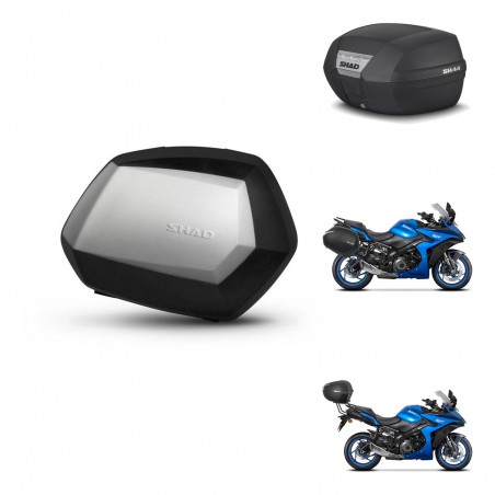 SHAD Trunk SH44 + mounting bracket SH35 PREMIUM suitcases BAUL KIT-482592