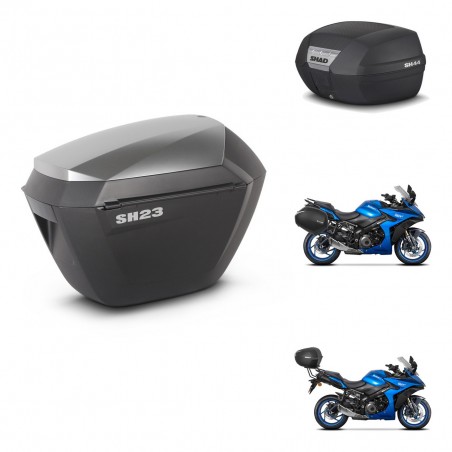 SHAD Baul SH44 + soporte montaje maletas sh23 alu KIT-482594
