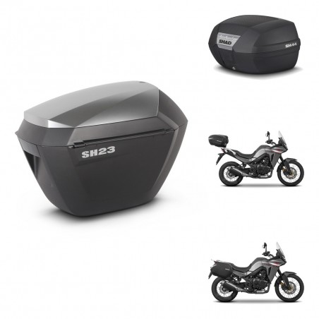 SHAD Baul SH44 + soporte montaje maletas sh23 alu KIT-482606
