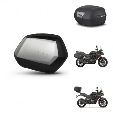 SHAD Trunk SH44 + mounting bracket SH35 PREMIUM suitcases BAUL KIT-482610