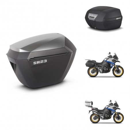 SHAD Baul SH44 + soporte montaje maletas sh23 alu KIT-482636