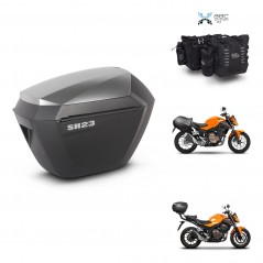 SHAD Suitcase trunk + mounting support sh23 alu suitcases KIT-482684